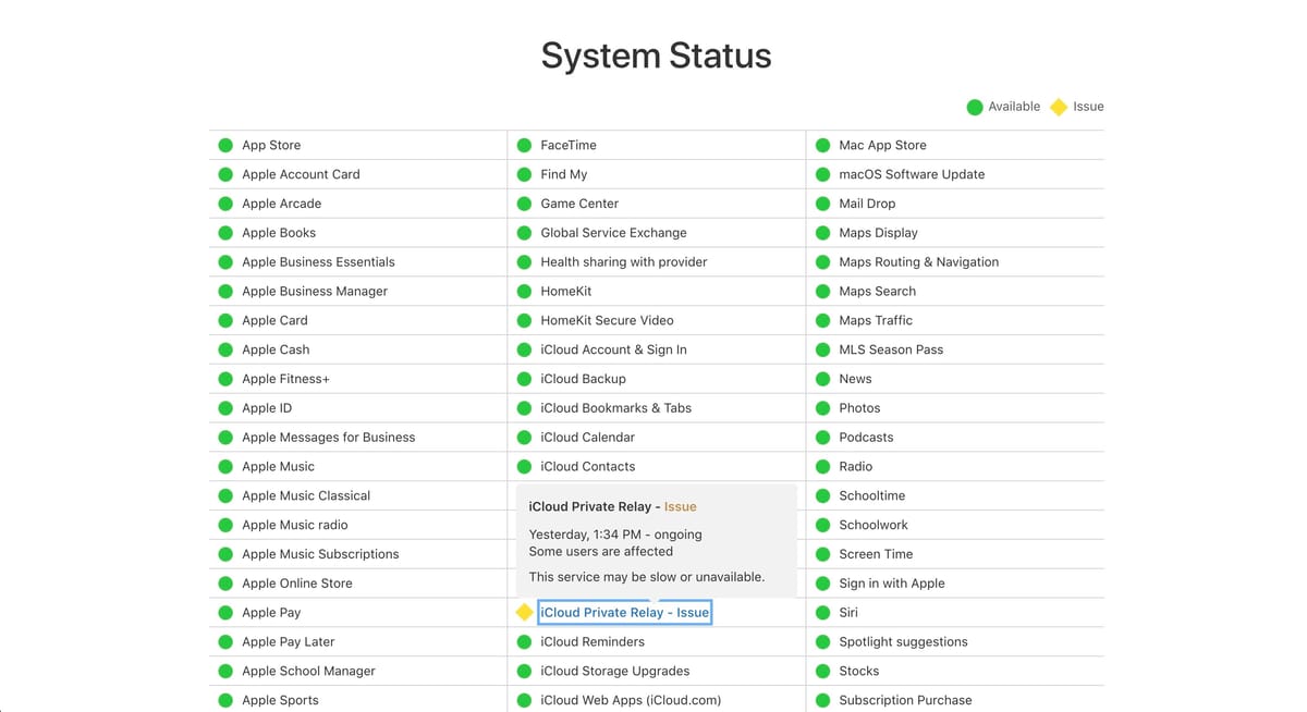 iCloud Private Relay Faces Outage: What You Need to Know