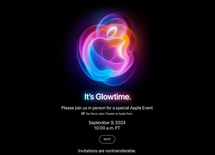 Apple Event Announced September 9th